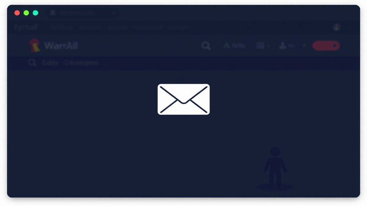 warning icon showing email blocked or expired message on a website