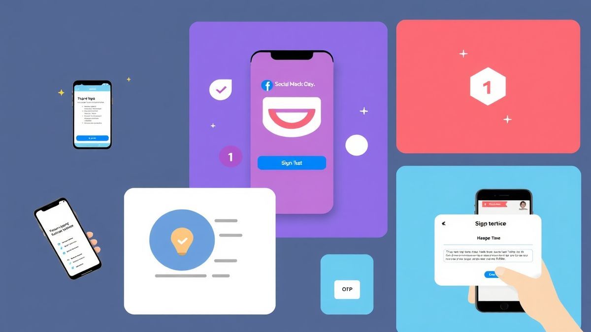 collage of use cases including app testing, social media signup, and free trials using temp mail