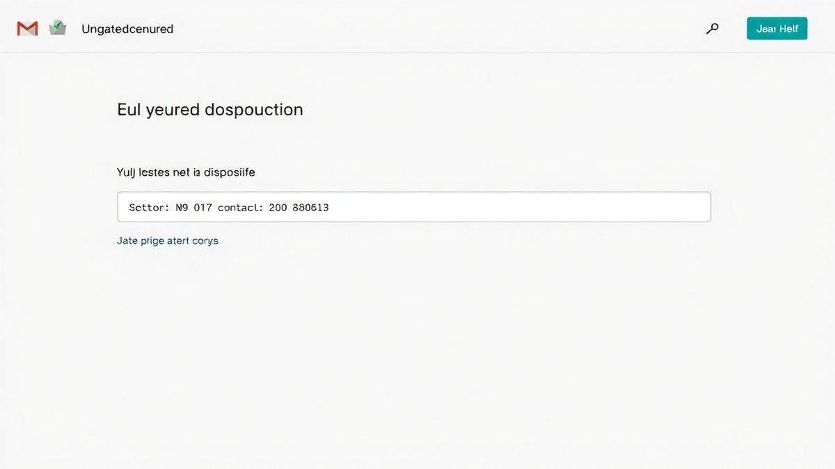 A clean interface showing a generated disposable email inbox ready to receive verification codes